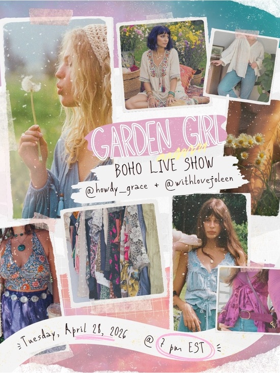 Free People Tops - 🌼 Garden Girl Boho Live Co-Show 🌼